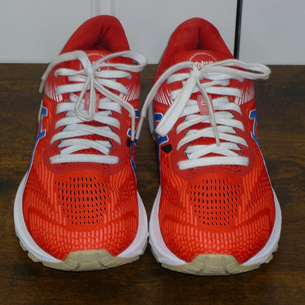 Asics Red, White & Blue GT 2000 Women's Running Shoes - Picture 11 of 16